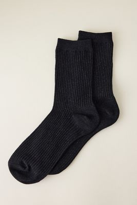 Calcetines Acanalados Lurex