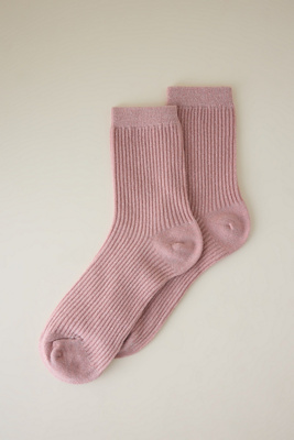 Ribbed Lurex Socks product page