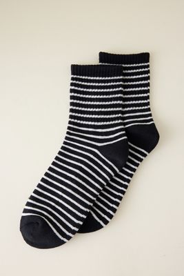 Chaussettes d'équipage à rayures