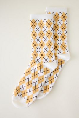 Argyle Crew Socks