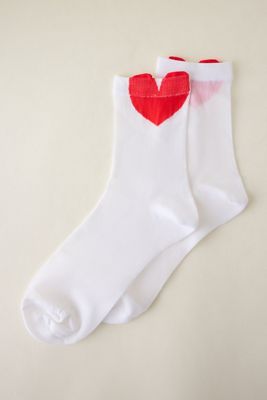 Calcetines Transparentes con Icono de Corazón
