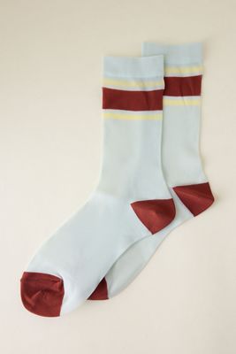 Sheer Stripe Socks
