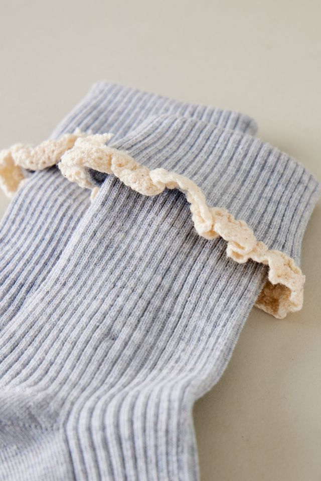 Frill Melange Socks #2