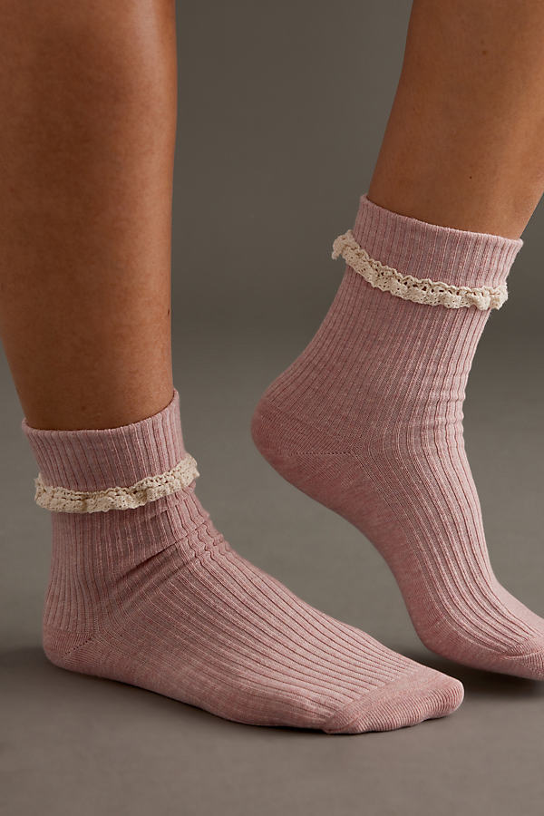 Frill Melange Socks