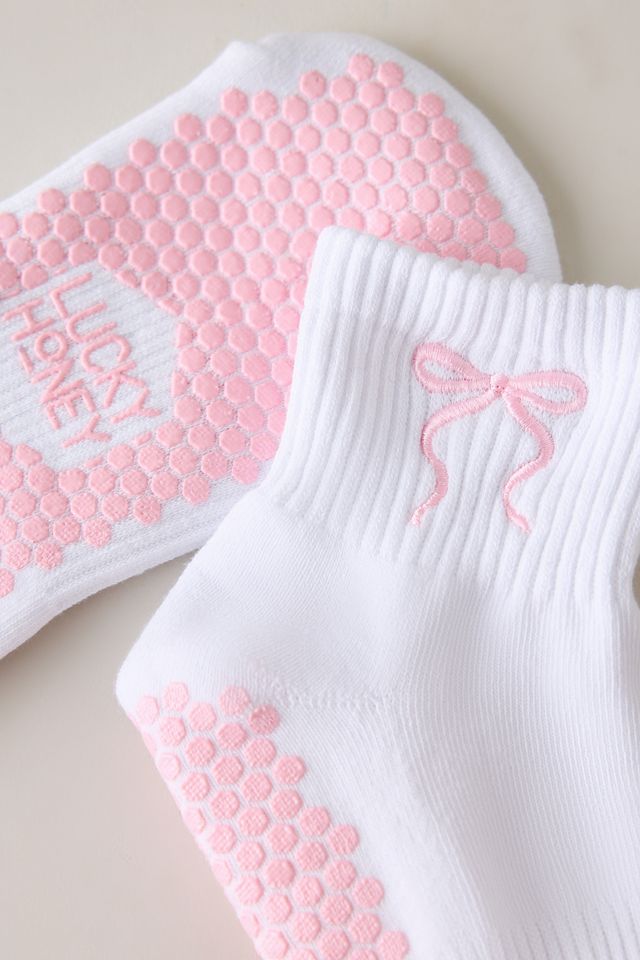 Lucky Honey Icon Grip Socks #1