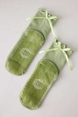 Calcetines de Agarre con Lazo de Satén Lucky Honey