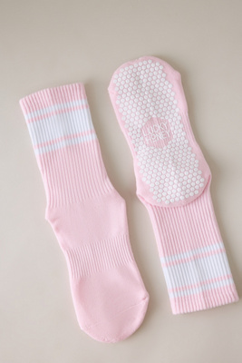 Lucky Honey Crew Grip Socks