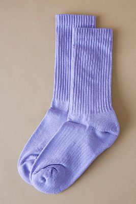 Colorful Standard Organic Cotton Active Crew Socks In Purple