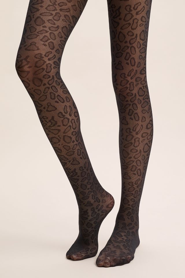 Leopard Tights  Anthropologie Japan - Women's Clothing, Accessories & Home