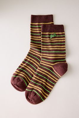 Damson Madder Milti Stripe Socks