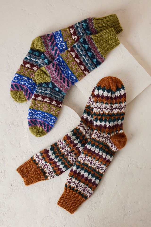 Bibico Patterned Wool Socks #2