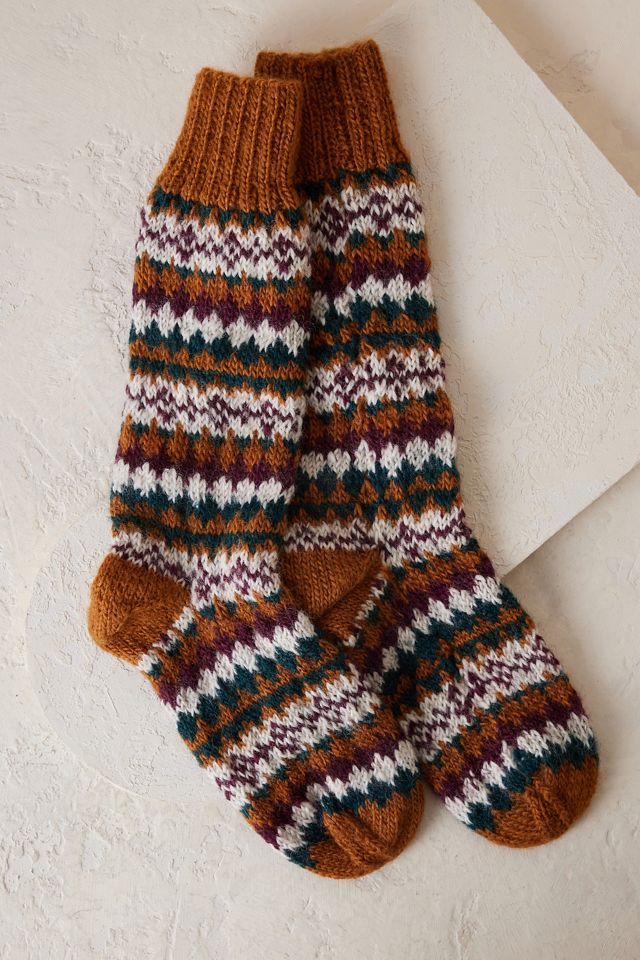 Bibico Patterned Wool Socks #3