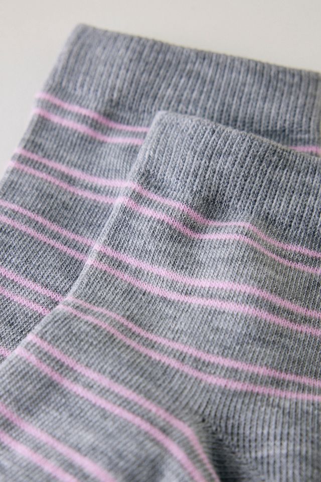 Chaussettes à rayures côtelées à la cheville #1