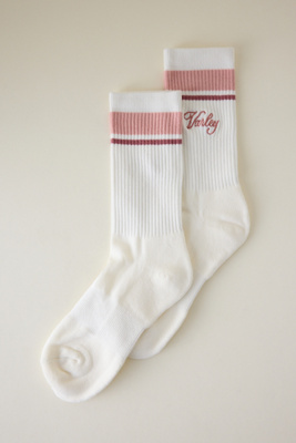 Chaussettes à rayures Club Lamar en Pink chez Anthropologie - Varley - Modalova