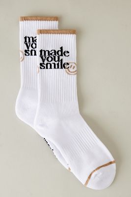 Soxygen Made You Smile Crew Socks