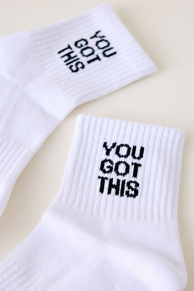 Soxygen You Got This Crew Socks #1