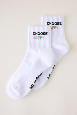 Soxygen Choose Happy Crew Socks