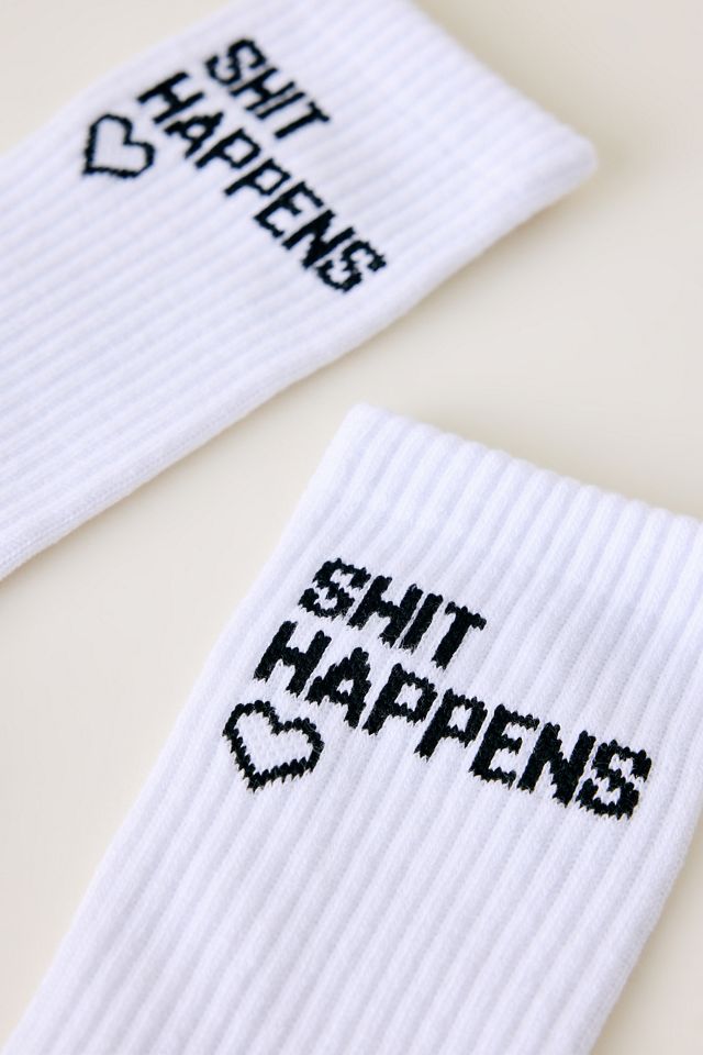 Soxygen Scheiße Passiert Crew Socken #1