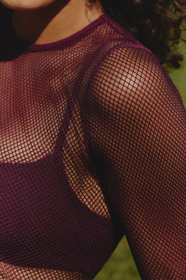 LSPACE Zani Long-Sleeve Mesh Top #2