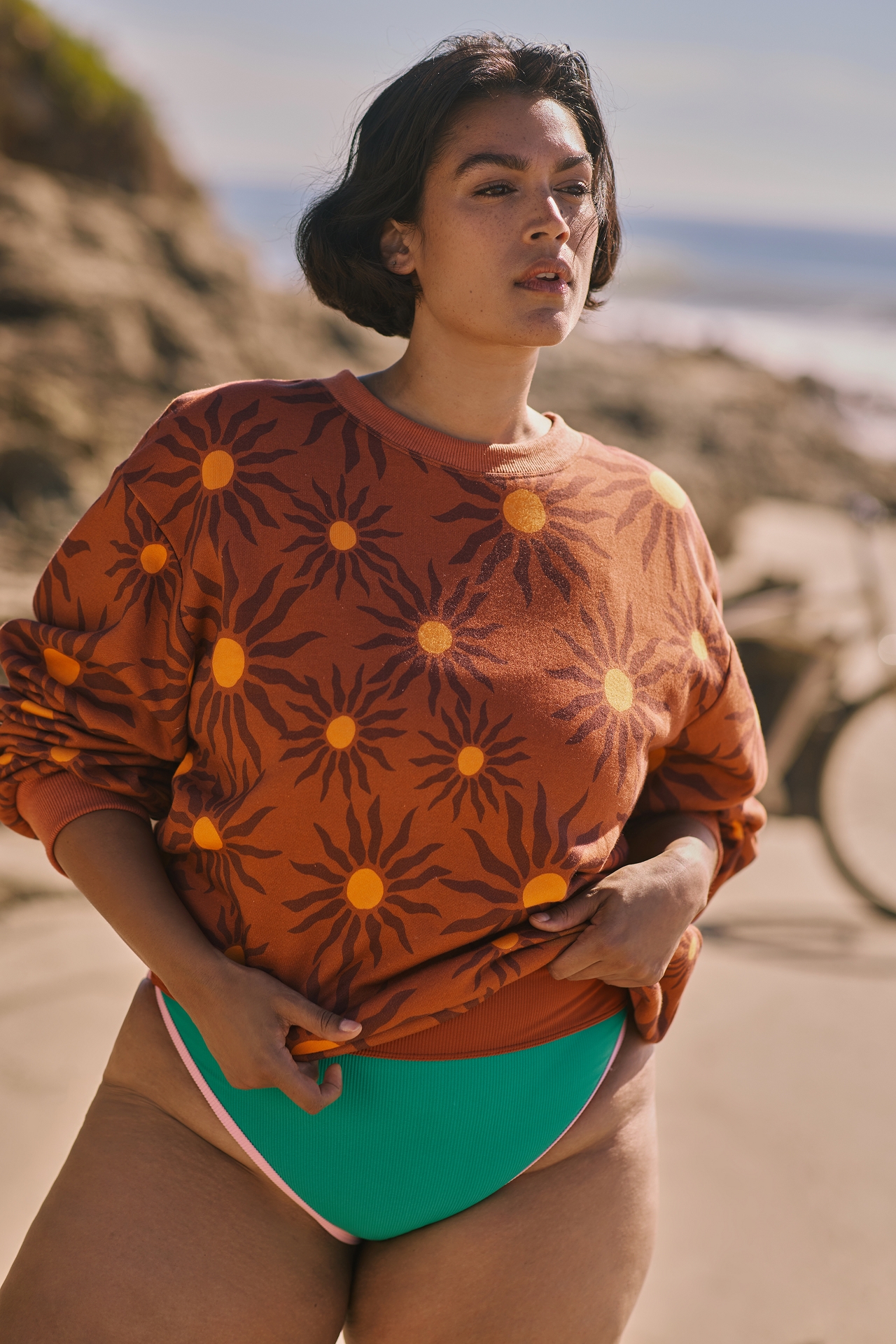 Beach Riot x Anthropologie Dawn Pullover Sweatshirt