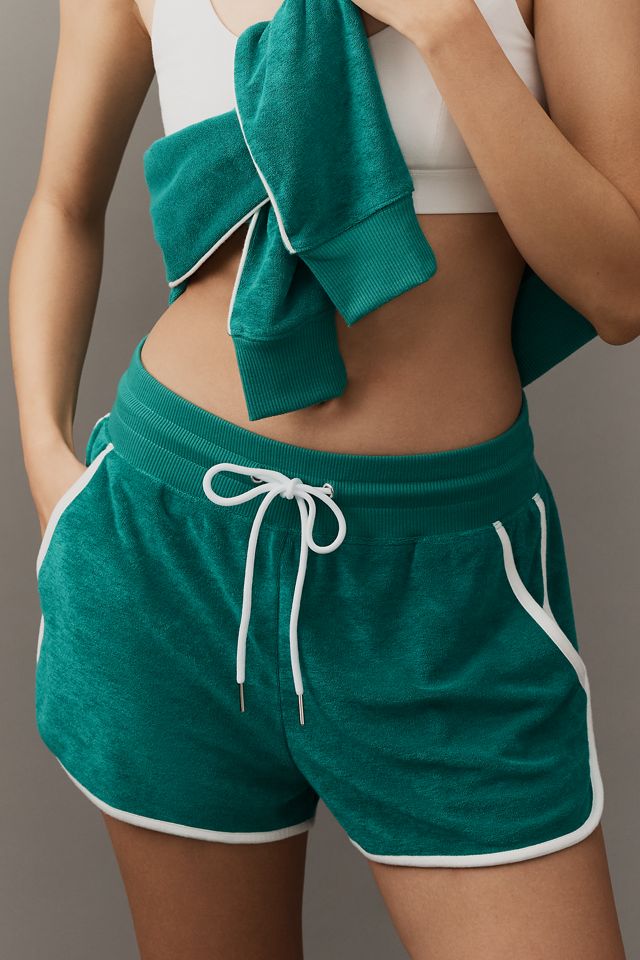 Beach Riot Rynn Velour Shorts #1