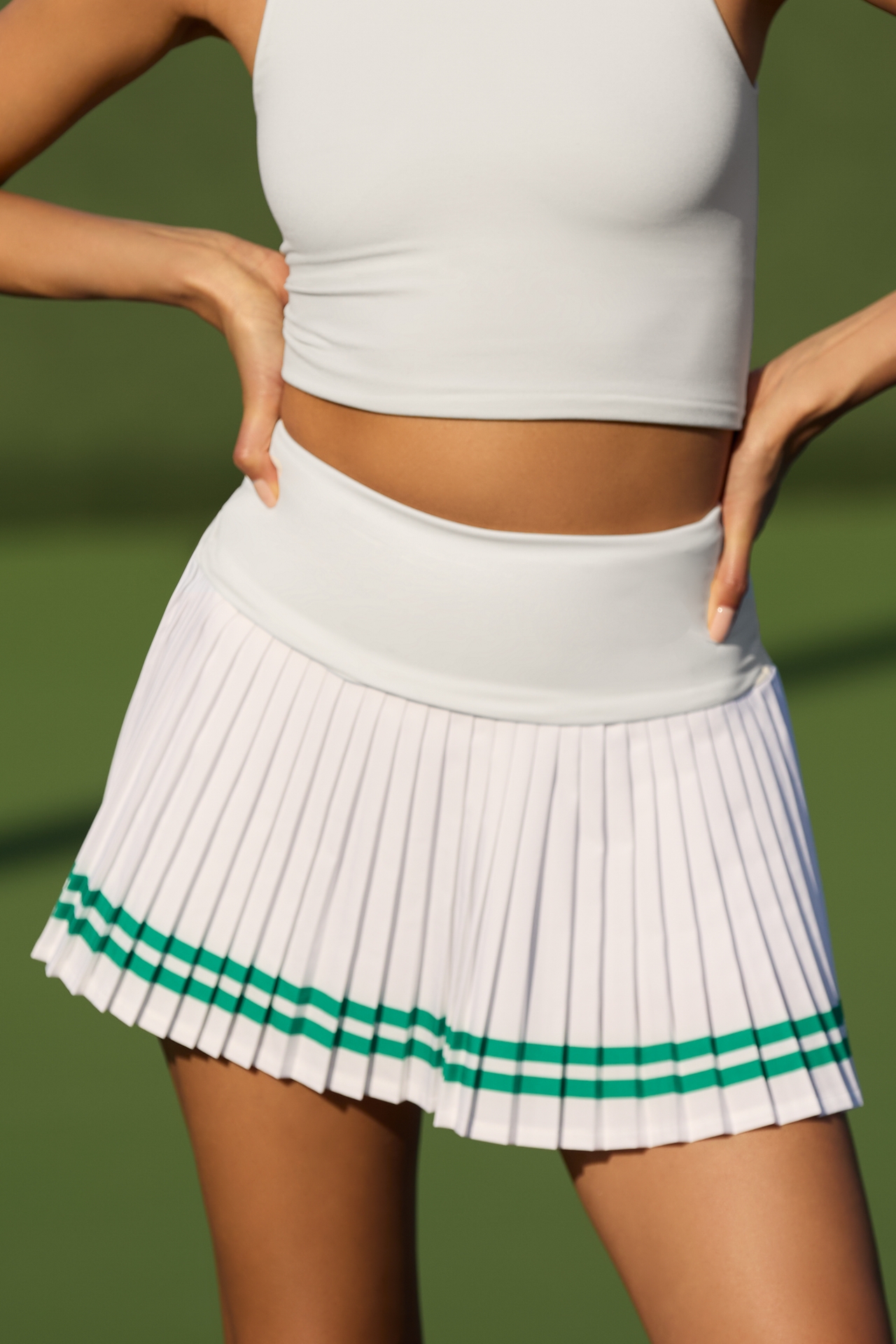 Beach Riot Gloria Pleated Mini Skirt