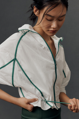 Beach Riot Casen Jacket Courtside White In White