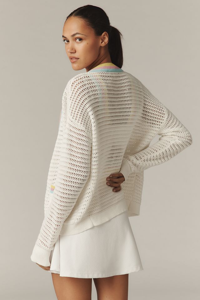 Beach Riot Gene Colorblock Open-Stitch Cardigan #2