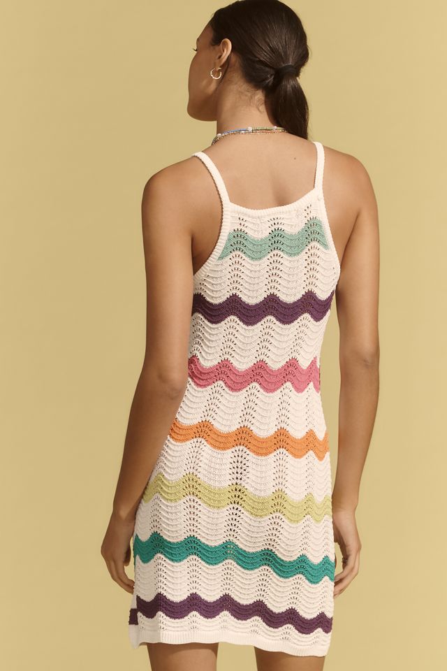Beach Riot Tessie Knit Cover-Up Mini Dress #1