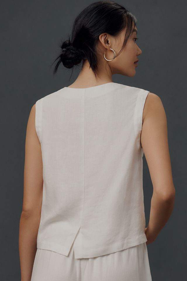 Beach Riot Darcy Linen Blend Vest #1