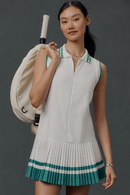 BEACH RIOT BRIA PLEATED TENNIS MINI DRESS 