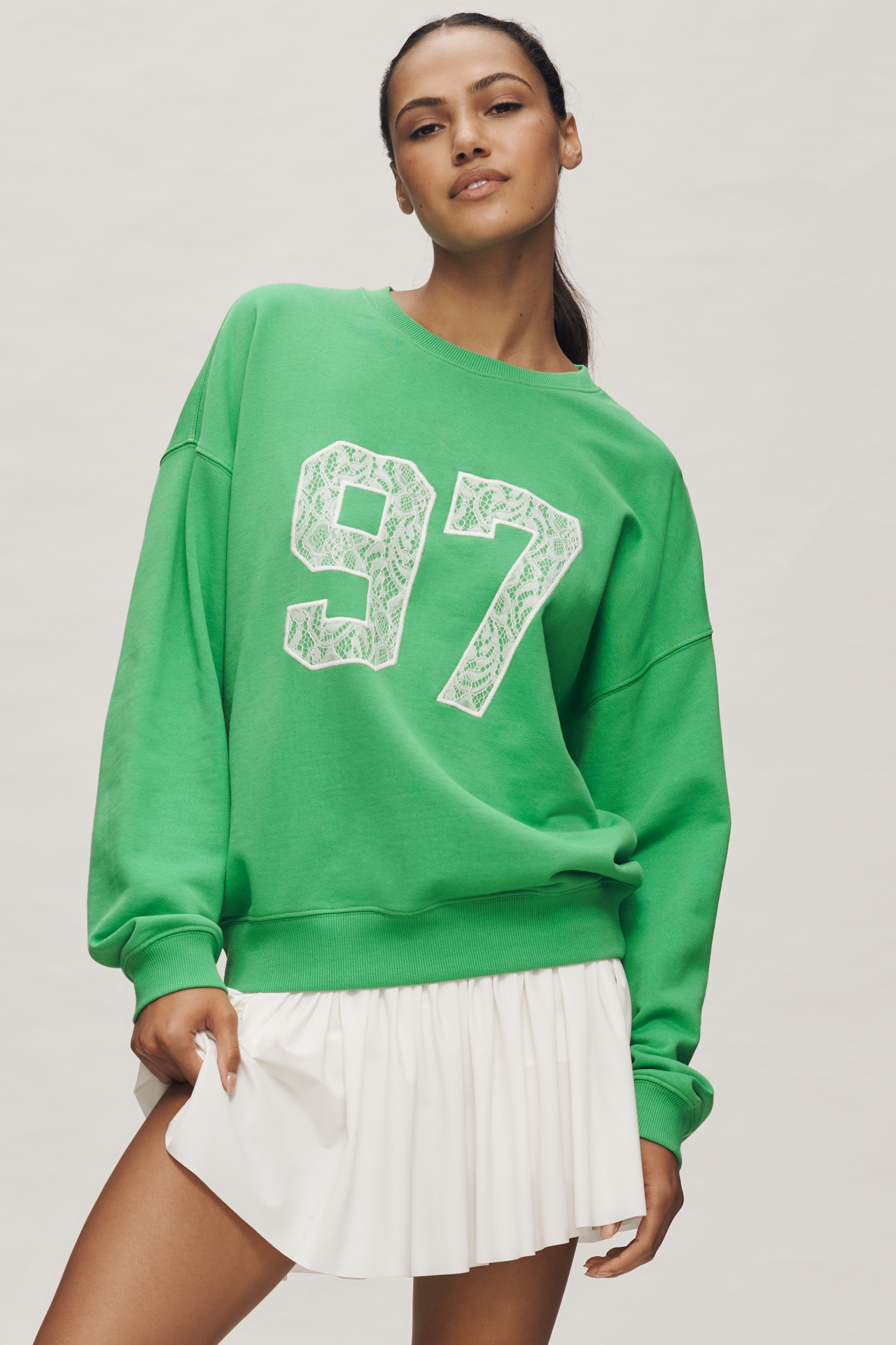 Beach Riot x Anthropologie Cotton Long-Sleeve Top