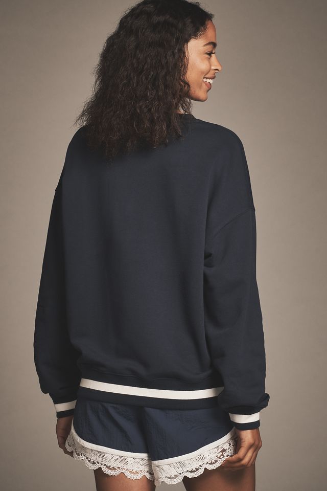 Beach Riot x Anthropologie Cotton Pullover Sweatshirt #1