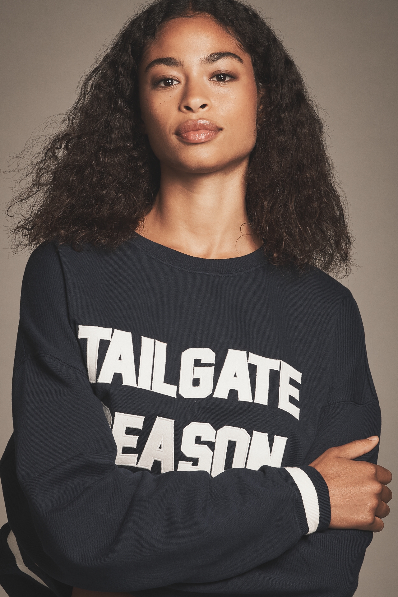 Beach Riot x Anthropologie Cotton Pullover Sweatshirt