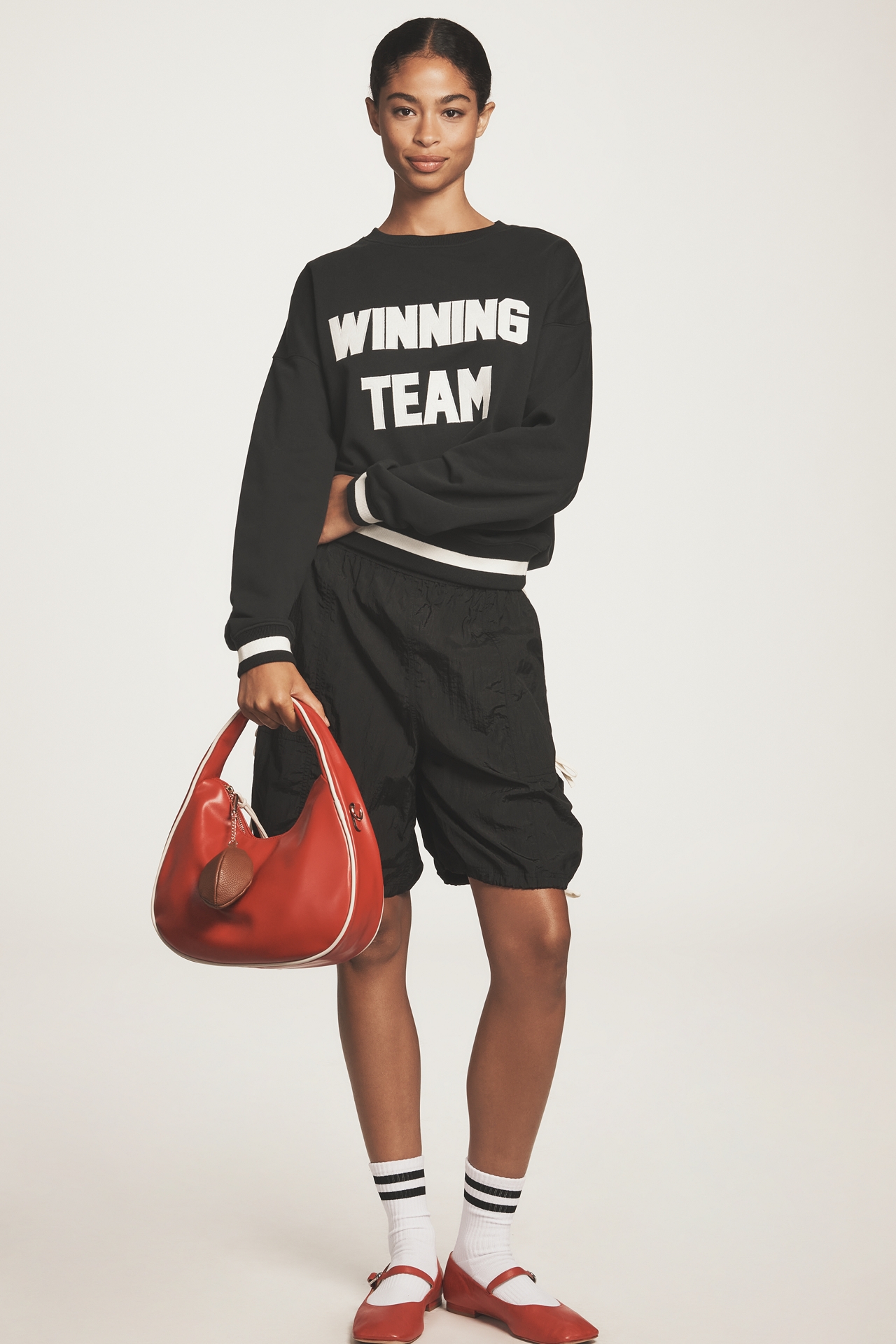 Beach Riot x Anthropologie Cotton Pullover Sweatshirt