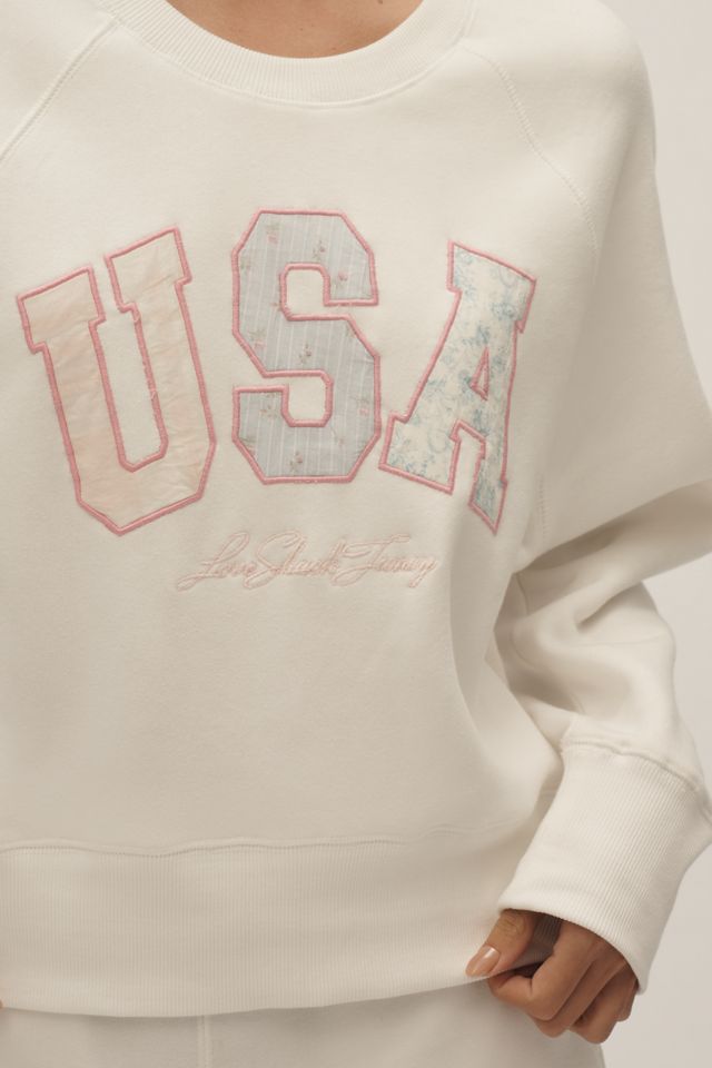 LoveShackFancy Stellina Pullover Sweatshirt #2