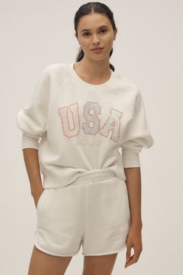 LoveShackFancy Stellina Pullover Sweatshirt