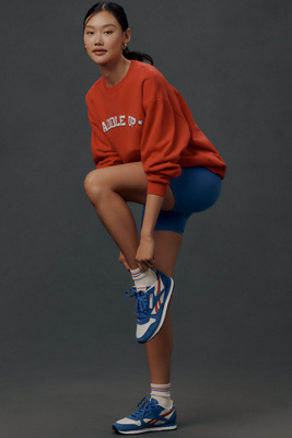 By Anthropologie Crew-neck Saddle Up Sweatshirt In Red