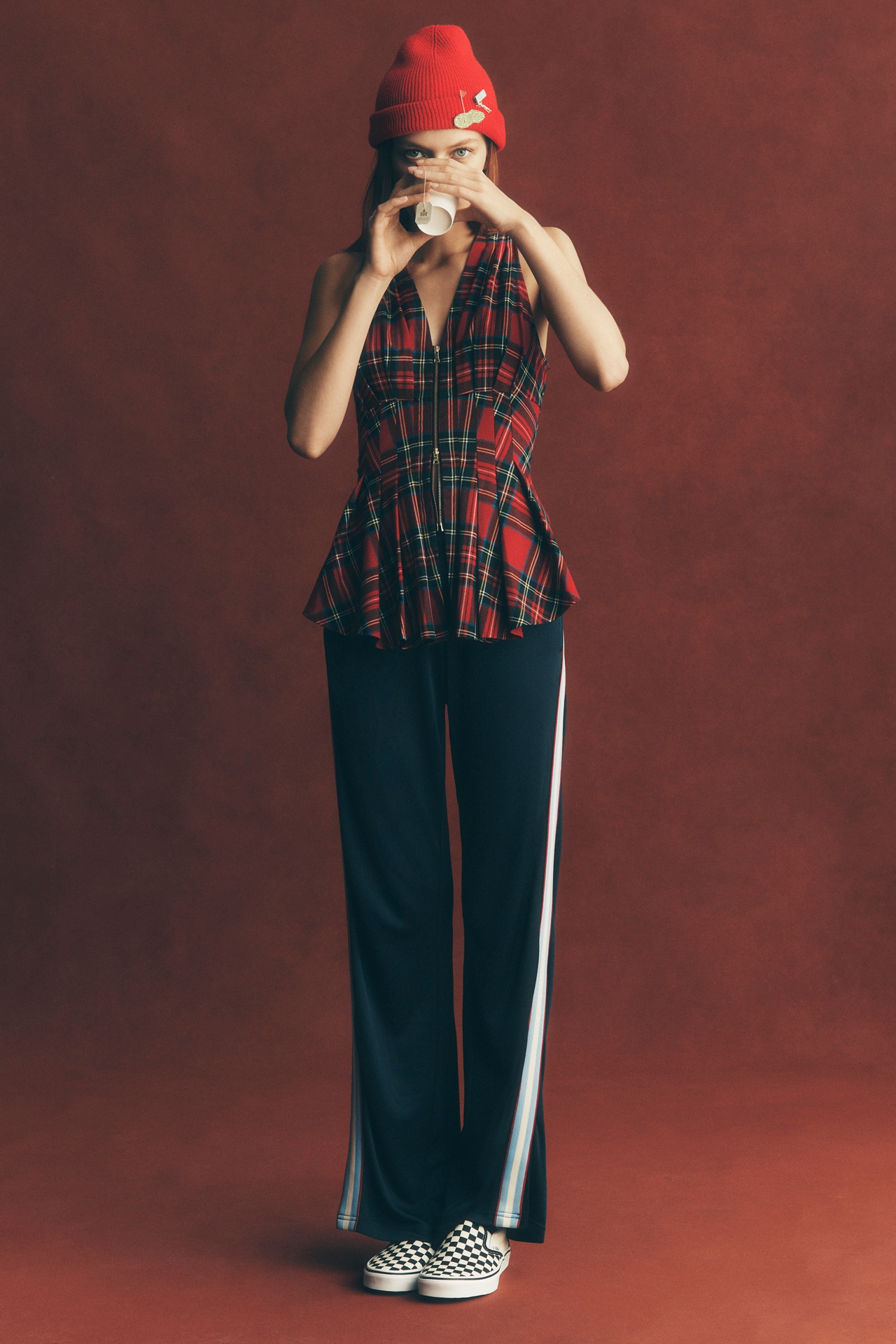 The Upside x Anthropologie Side-Stripe Pants
