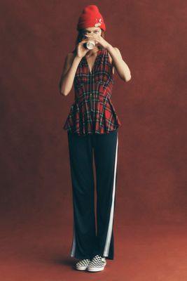The Upside x Anthropologie Side-Stripe Pants