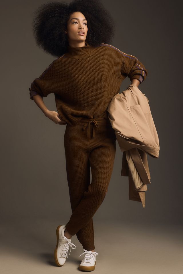 Spiritual Gangster Waffle-Knit Pullover Sweater #3