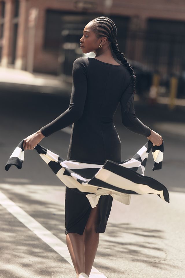 Spiritual Gangster Luly Slim Rib Midi Dress #1