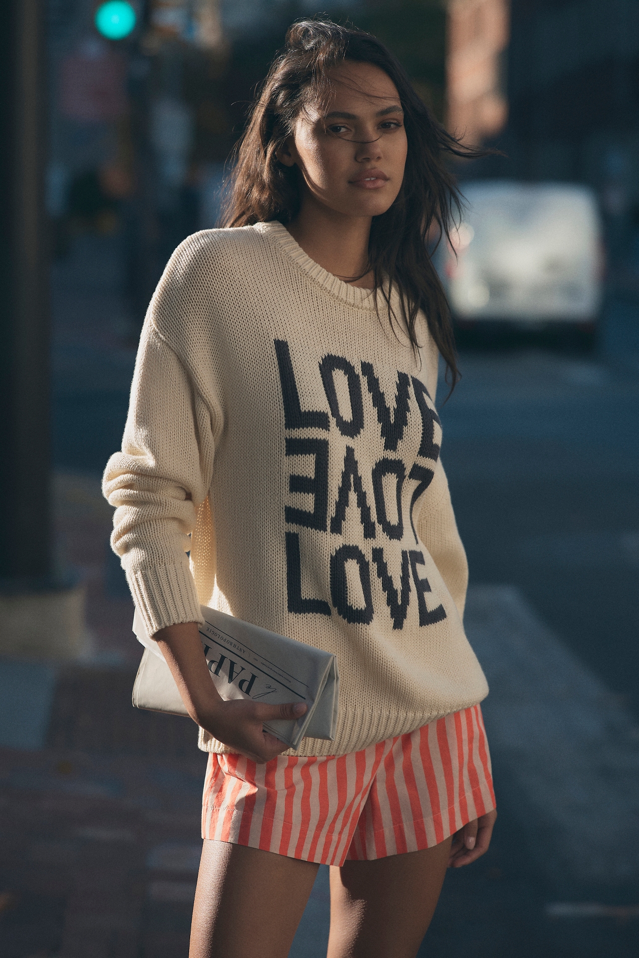 Spiritual Gangster Love Mantra Pullover Sweater