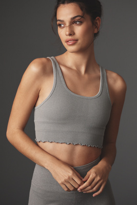 Amor Shimmer Crop Tank Top