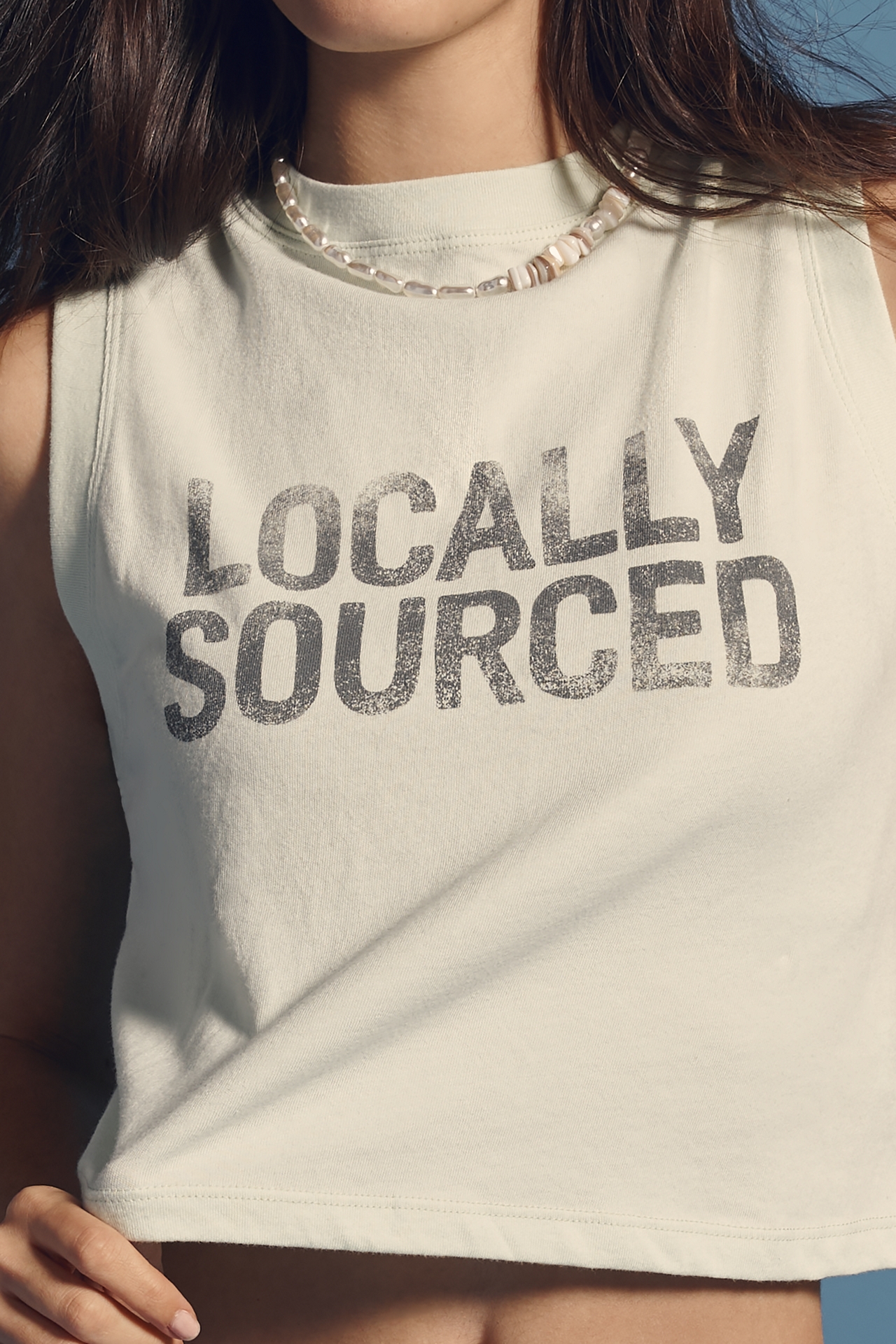 Spiritual Gangster Local Graphic Crawford Crop Tank Top