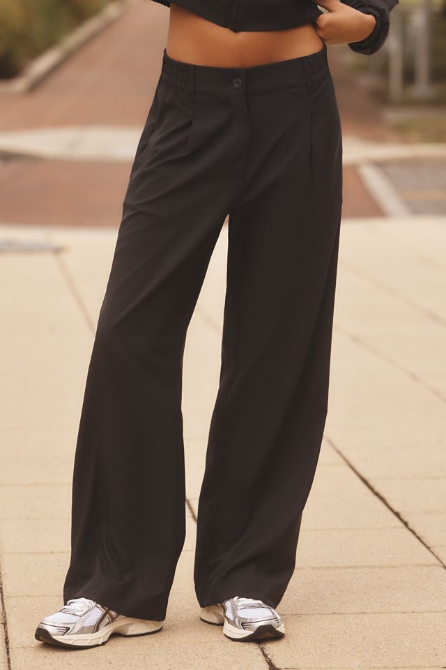 Beyond Yoga Status Wide-Leg Trousers #1
