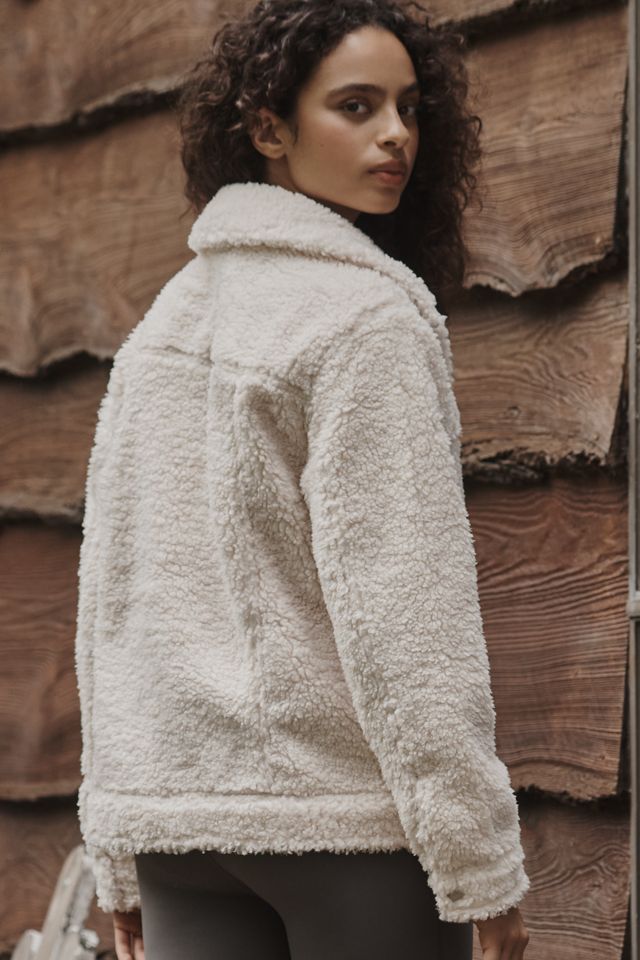 Beyond Yoga Rider Sherpa Shacket | Anthropologie