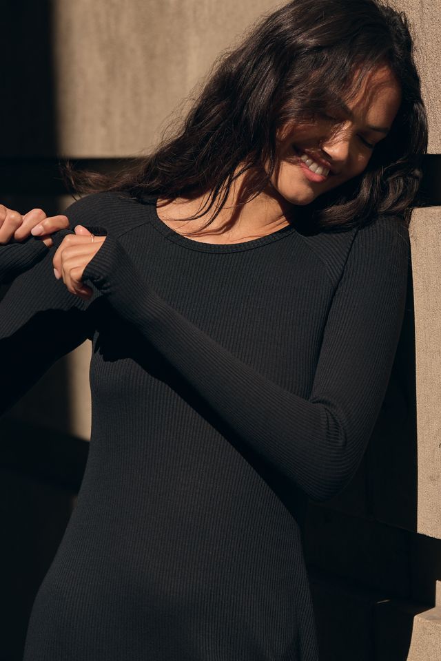 Beyond Yoga Long-Sleeve Contours Midi Dress #2