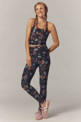 Beyond Yoga Softmark High-waisted Midi Leggings In Multi