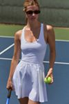 Beyond Yoga Score Pleated Mini Dress